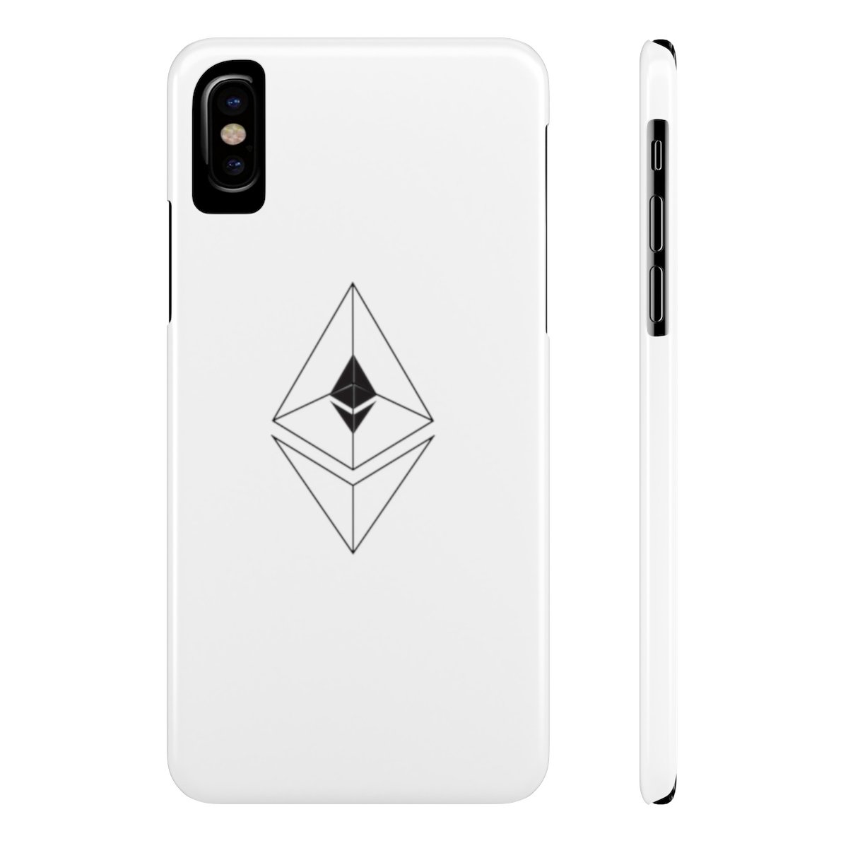 Ethereum line design - Case Mate Slim Phone Cases TCP1607 iPhone X Slim Official Crypto  Merch