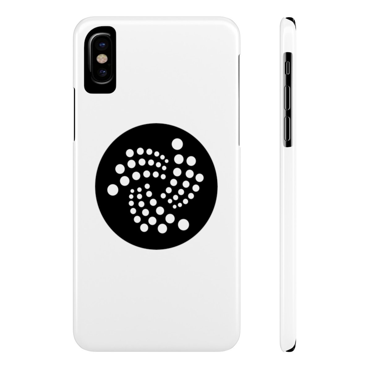 Iota logo - Case Mate Slim Phone Cases TCP1607 iPhone X Slim Official Crypto  Merch