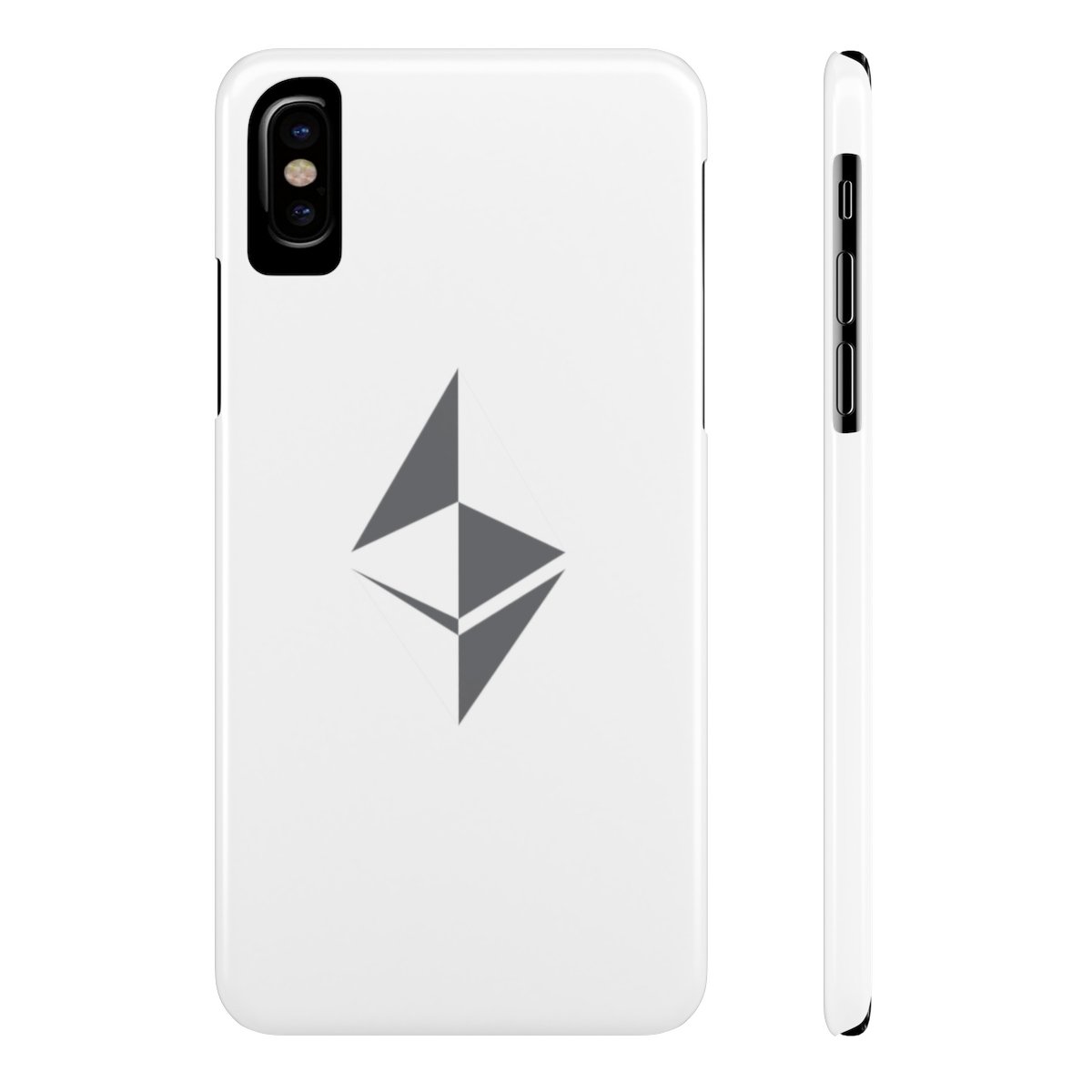 Ethereum surface design - Case Mate Slim Phone Cases TCP1607 iPhone X Slim Official Crypto  Merch