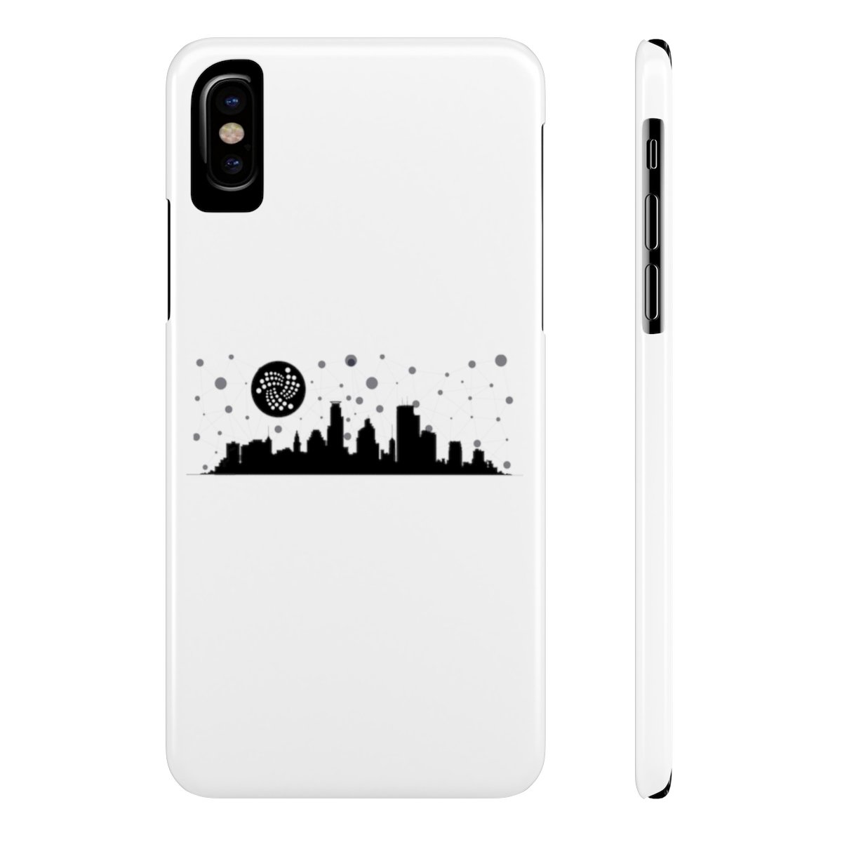 Iota city - Case Mate Slim Phone Case TCP1607 iPhone X Slim Official Crypto Merch
