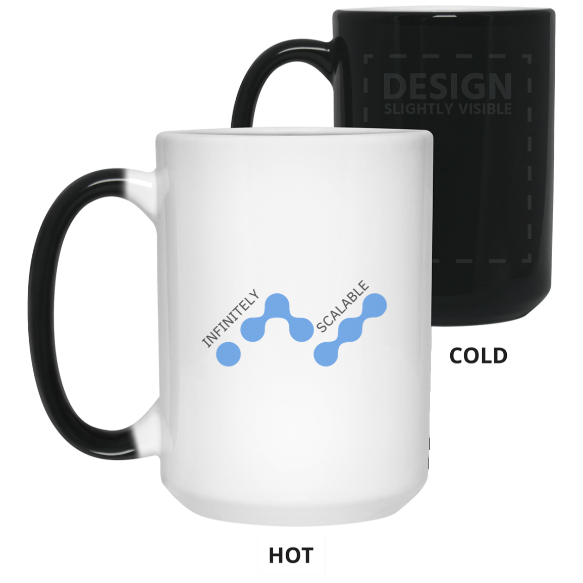 Infinitely scalable - 15 oz. Color Changing Mug TCP1607 White / One Size Official Crypto  Merch