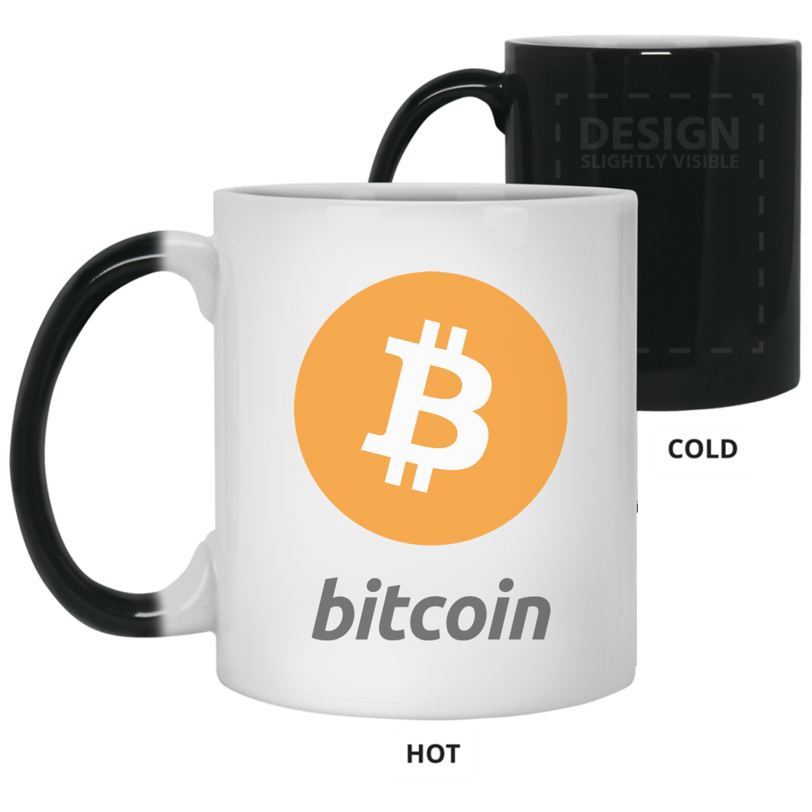 Bitcoin - 11oz. Color Changing Mug TCP1607 White / One Size Official Crypto  Merch