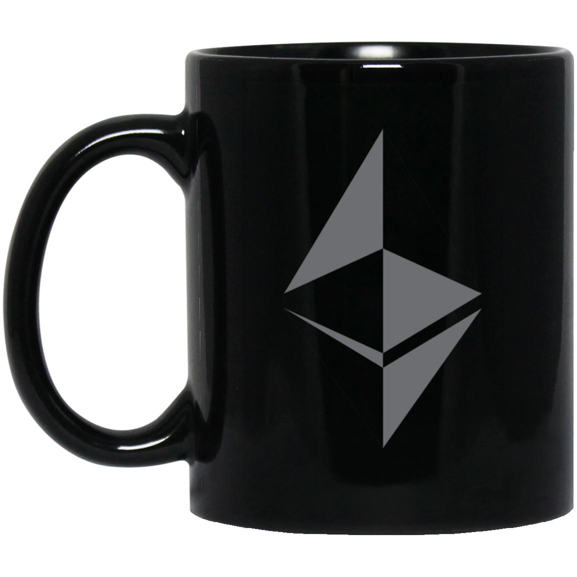 Ethereum surface design - 11 oz. Black Mug TCP1607 Black / One Size Official Crypto  Merch