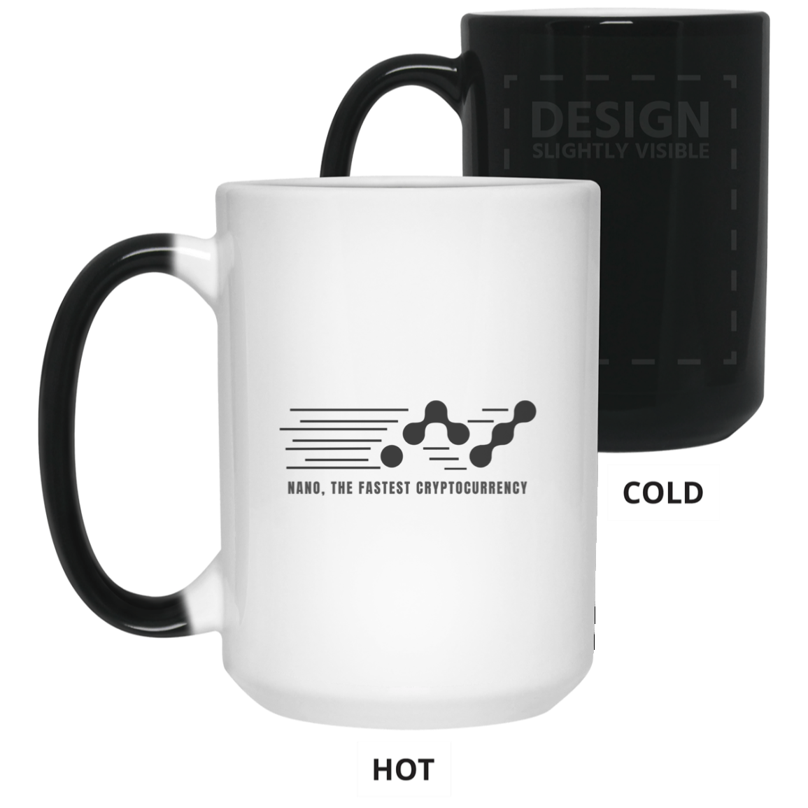 Nano, the fastest - 15 oz. Color Changing Mug TCP1607 White / One Size Official Crypto  Merch