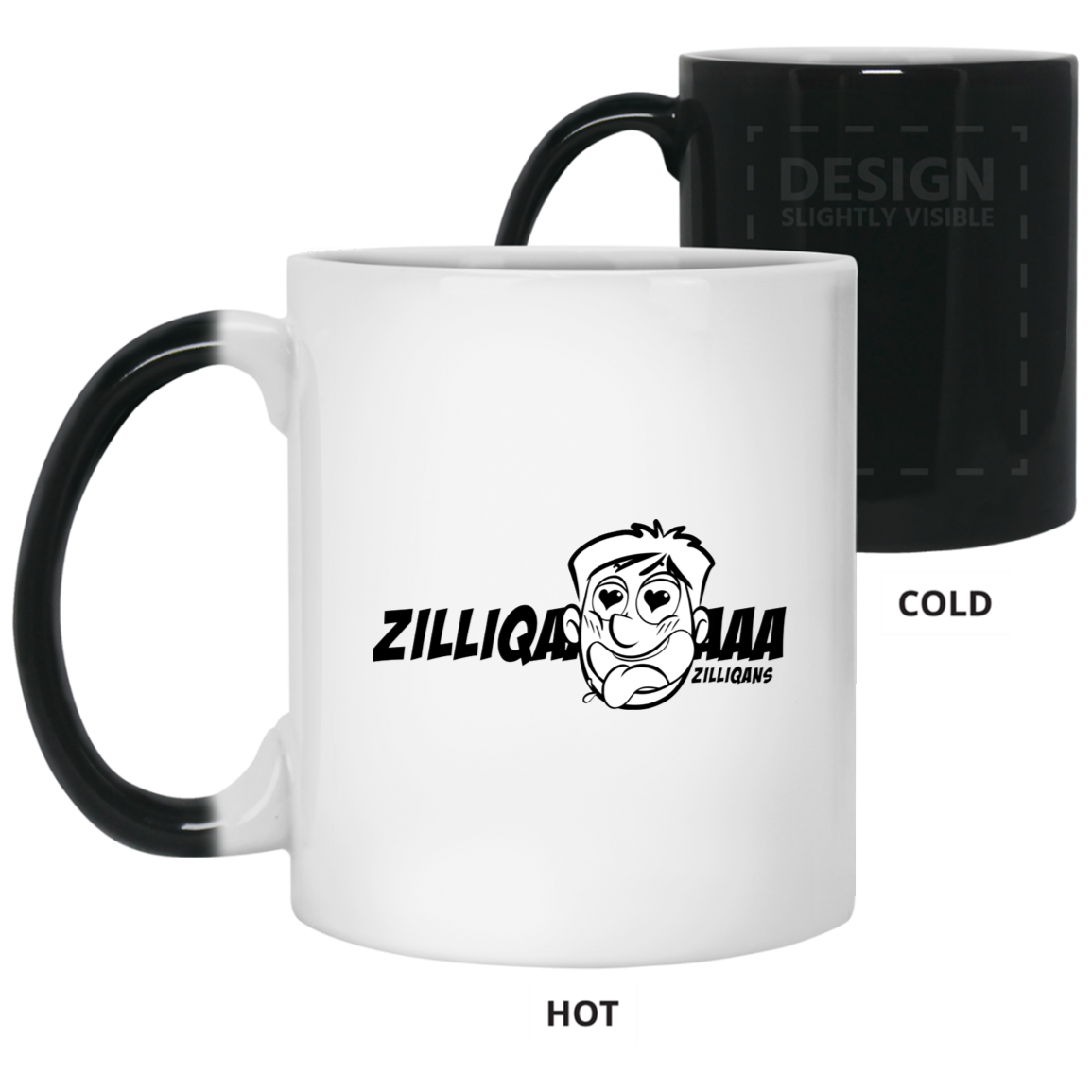 Zilliqans - 11 oz. Mug đổi màu TCP1607 Trắng / Hàng hóa tiền điện tử chính thức một kích thước