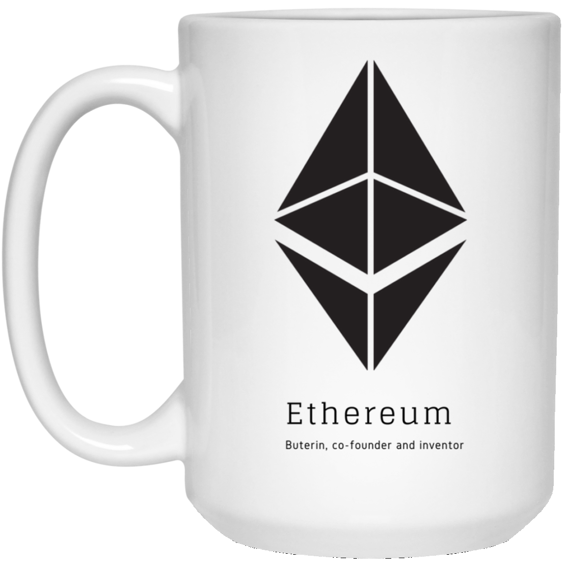 Buterin, co-founder and inventor - 15 oz. White Mug TCP1607 White / One Size Official Crypto  Merch