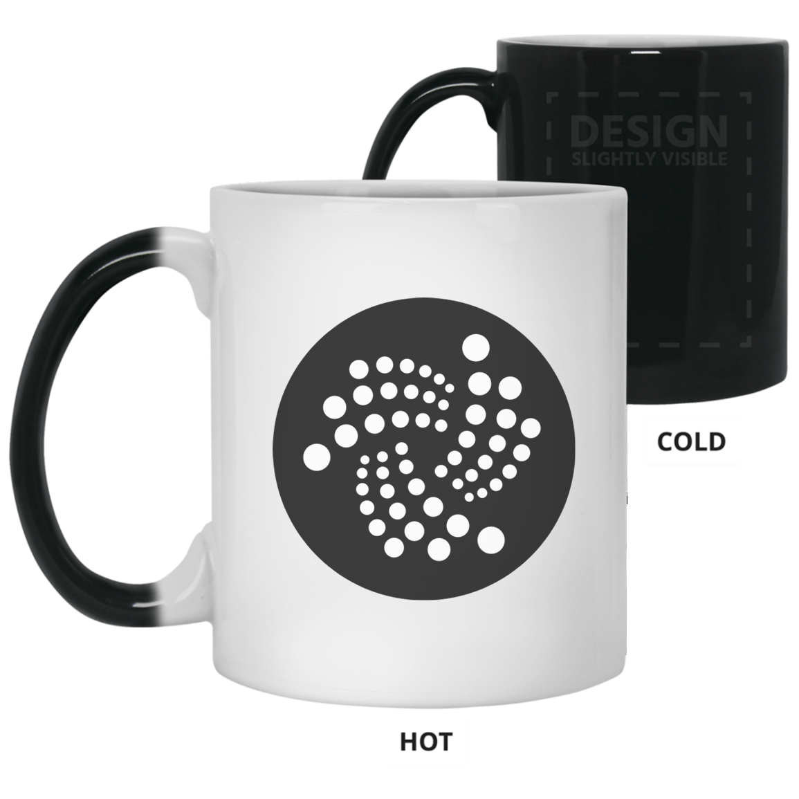Iota logo - 11 oz. Color Changing Mug TCP1607 White / One Size Official Crypto  Merch