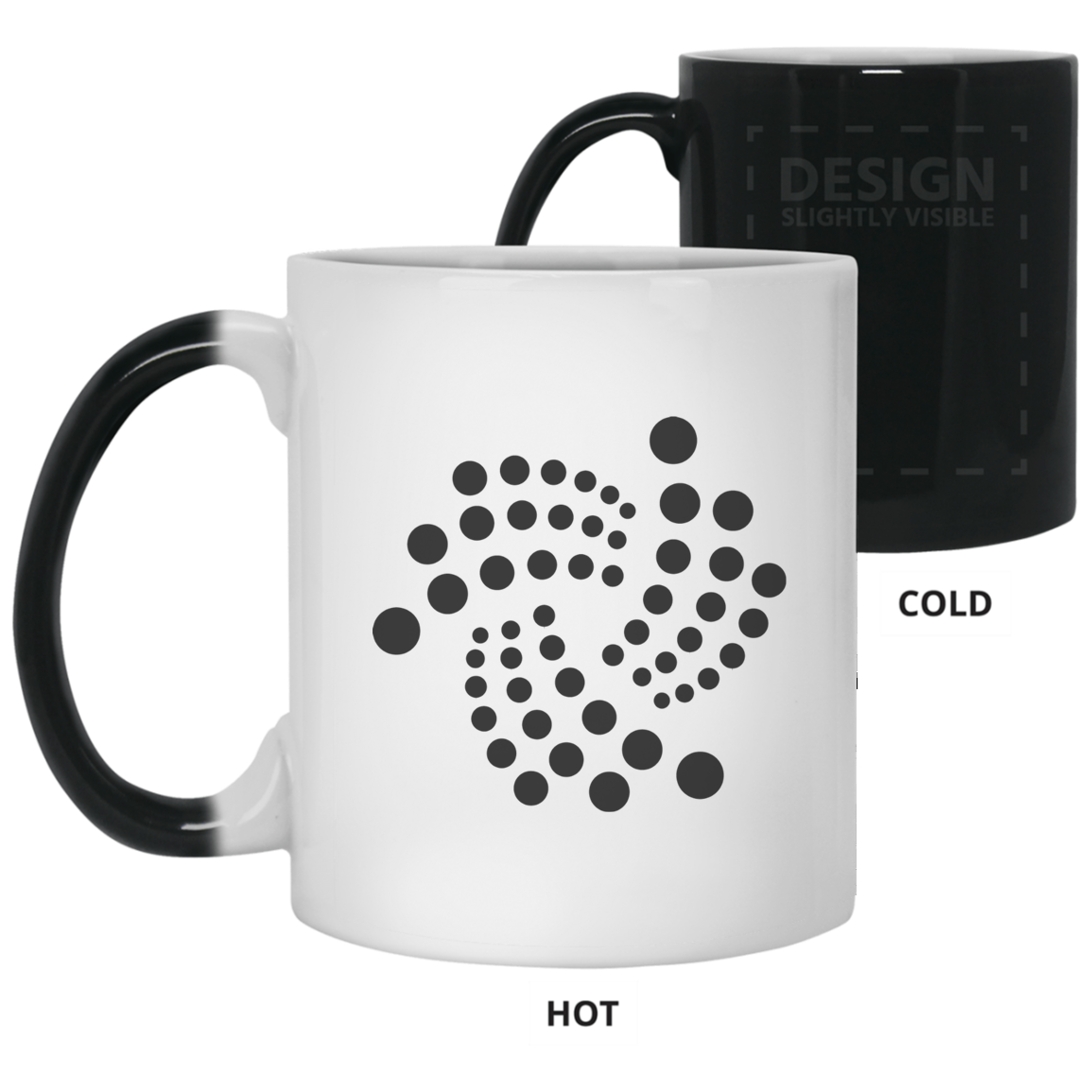 Iota floating design - 11oz. Color Changing Mug TCP1607 White / One Size Official Crypto  Merch