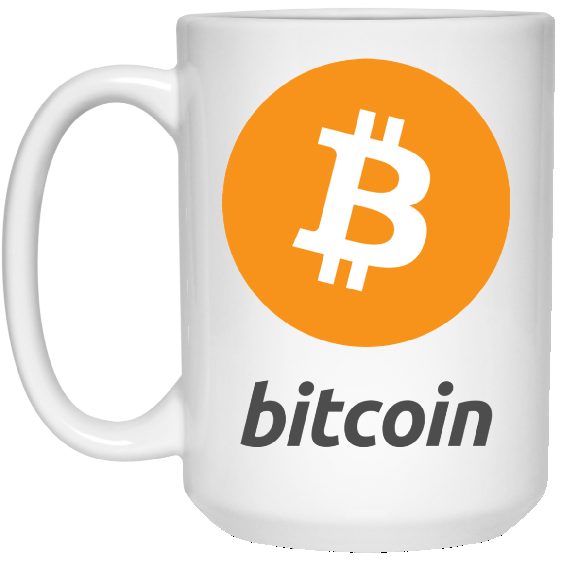 Bitcoin - 15 oz. White Mug TCP1607 White / One Size Official Crypto  Merch