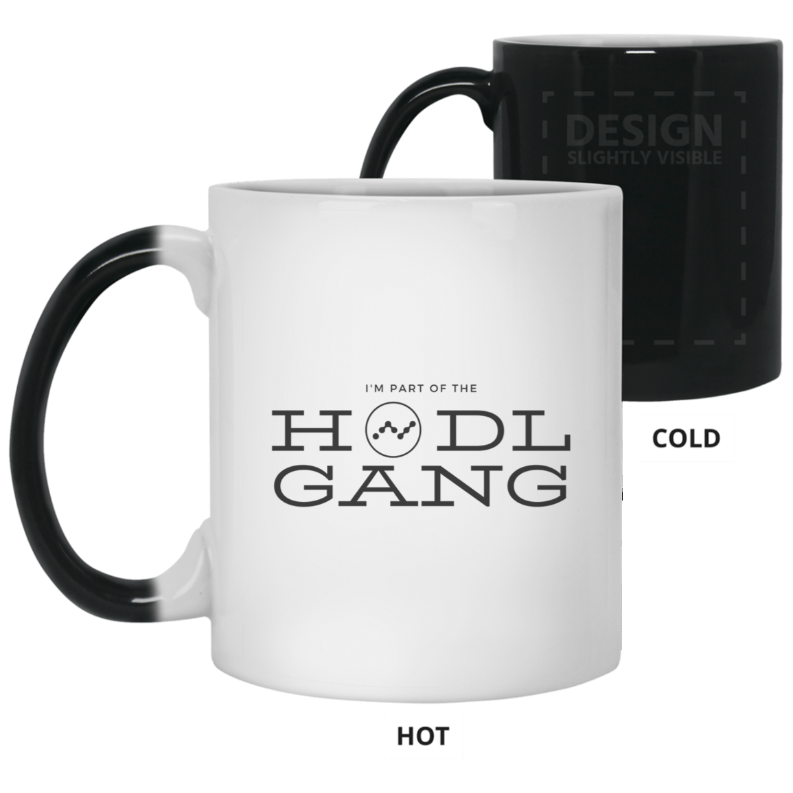 Hodl gang (Nano) - 11 oz. Color Changing Mug TCP1607 White / One Size Official Crypto  Merch