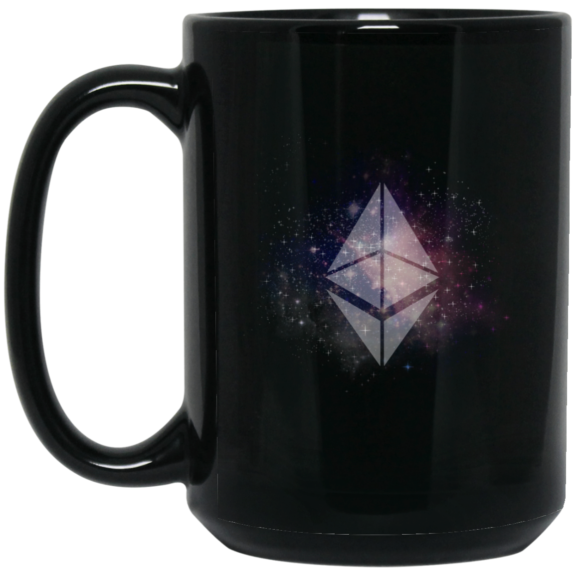 Vũ trụ Ethereum - 15 oz. Black Mug TCP1607 Black / One Size Official Crypto Merch