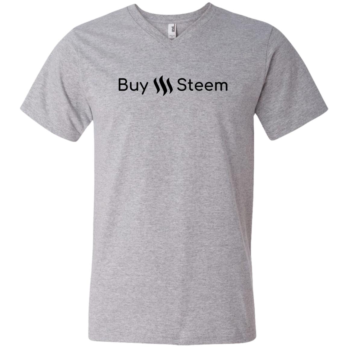 wre Buy Steem, Thank Me Later - Men's V-Neck T-Shirt TCP1607 Heather Grey / S Official Crypto  Merch