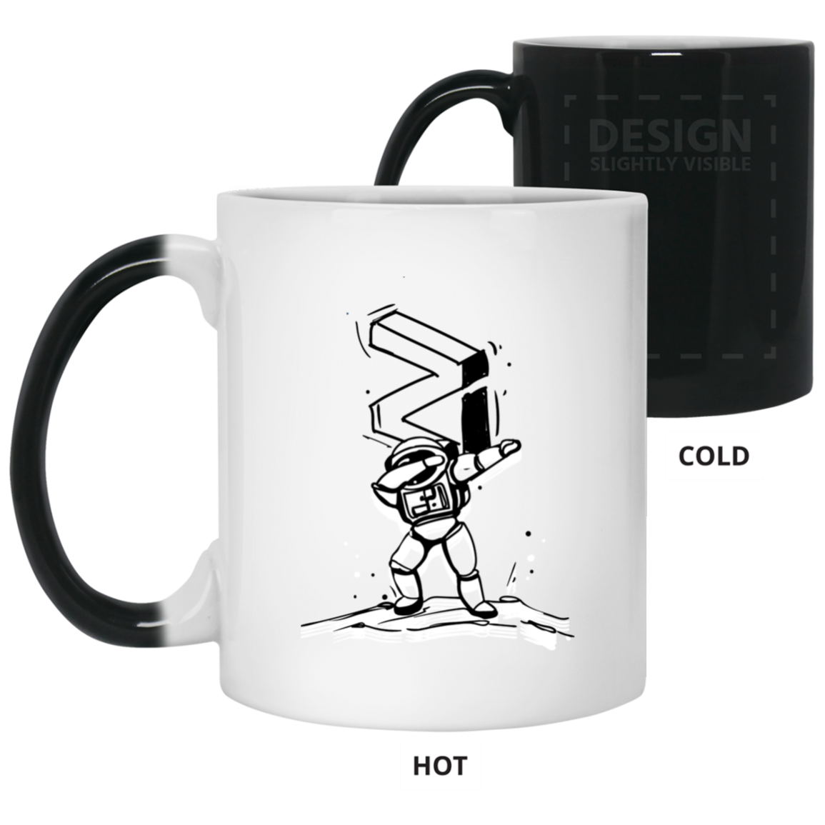 Zilliqa dab - 11 oz. Color Changing Mug TCP1607 White / One Size Official Crypto  Merch