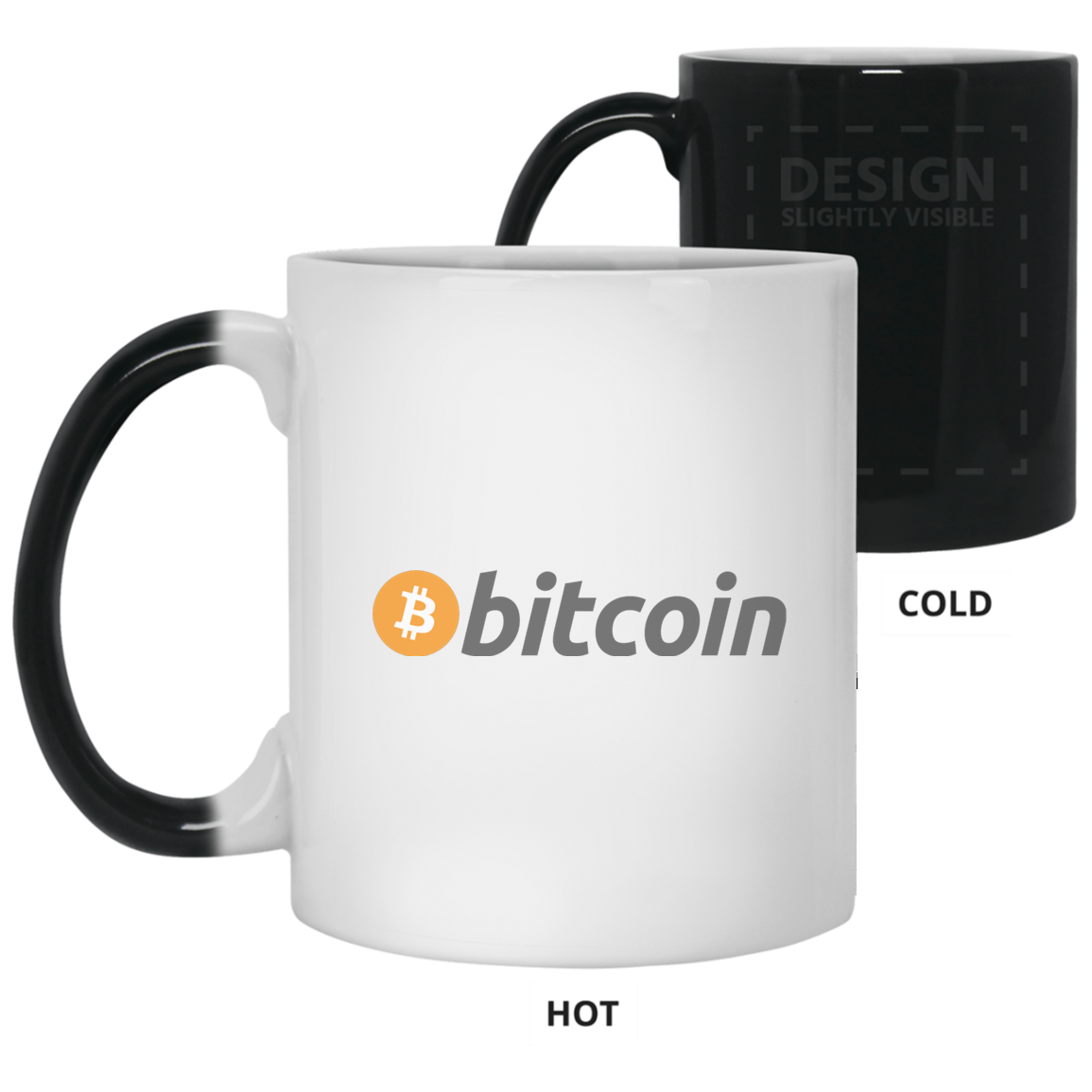 Bitcoin - 11oz. Color Changing Mug TCP1607 White / One Size Official Crypto  Merch