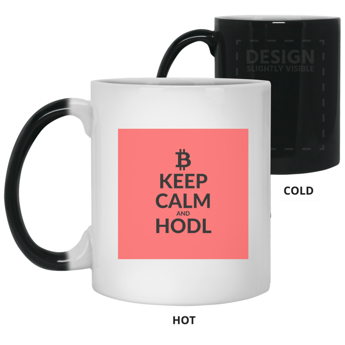 Keep clam - 11 oz. Color Changing Mug TCP1607 White / One Size Official Crypto  Merch