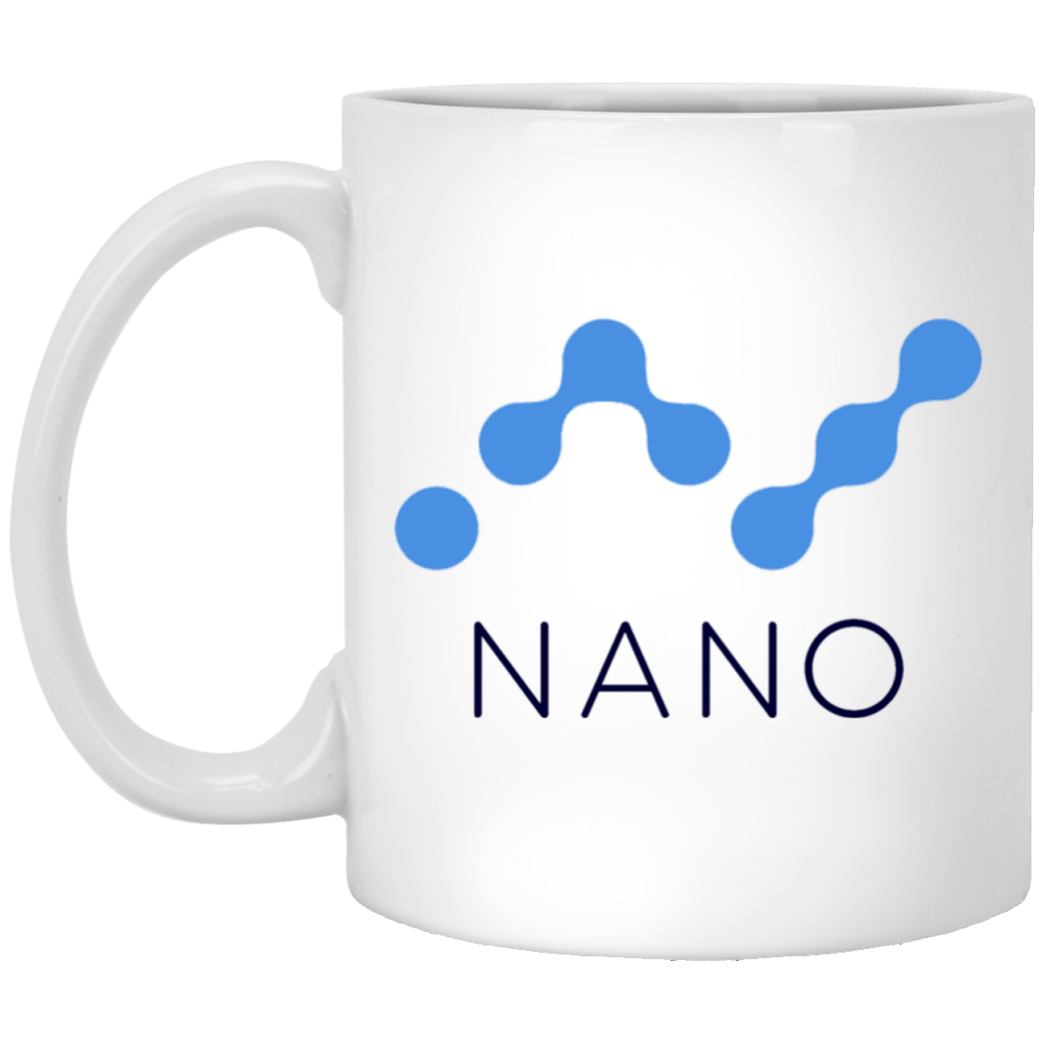Nano - 11oz. White Mug TCP1607 White / One Size Official Crypto  Merch