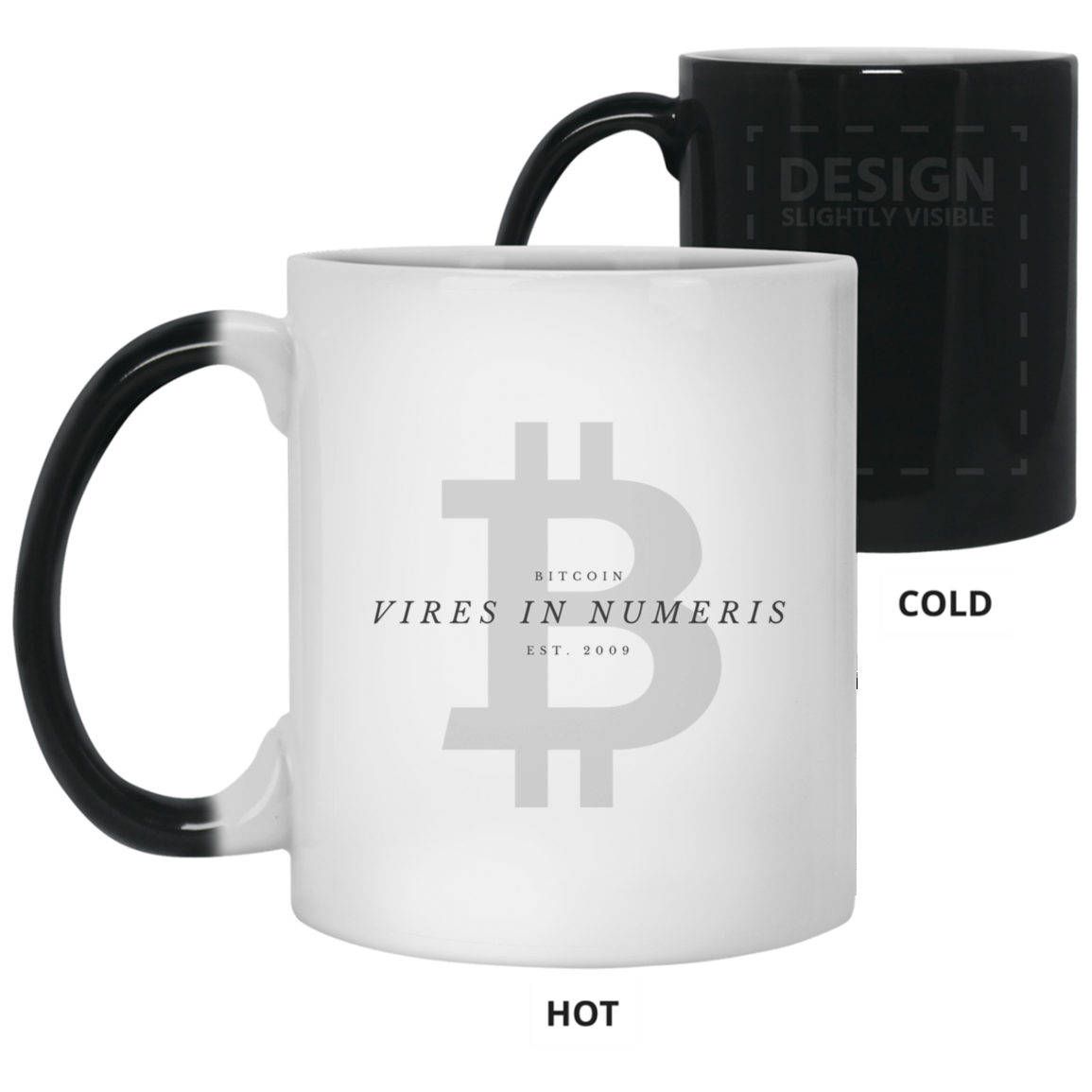 Vires in numeris - 11 oz. Color Changing Mug TCP1607 White / One Size Official Crypto  Merch