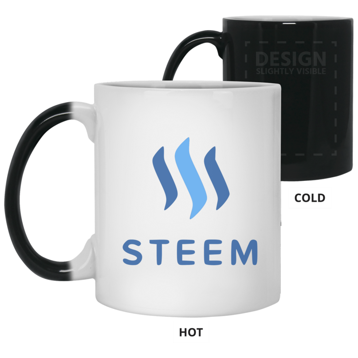 Steem - 11 oz. Color Changing Mug TCP1607 White / One Size Official Crypto  Merch