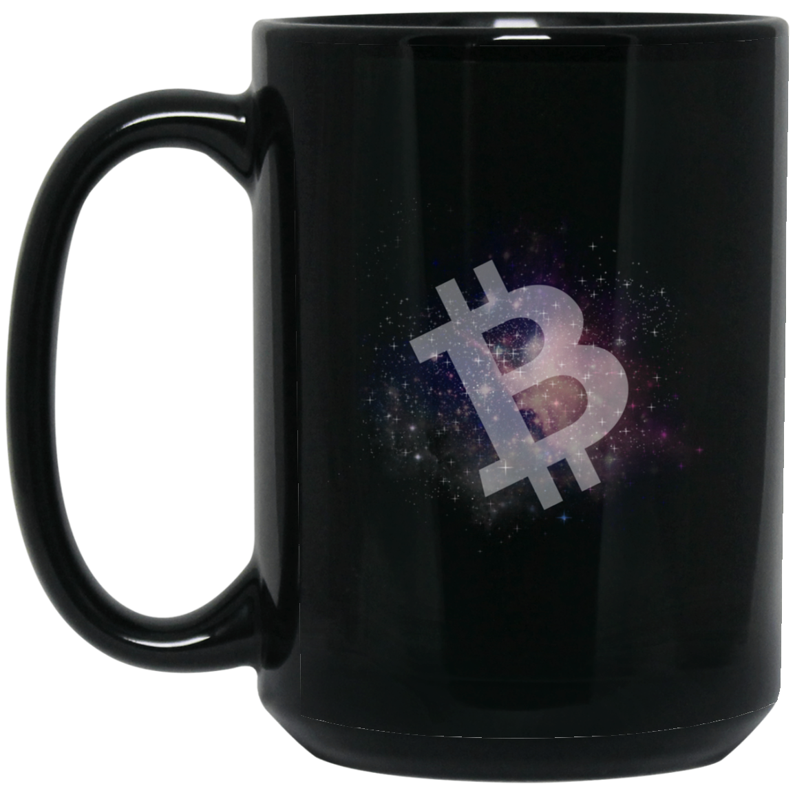 Bitcoin universe - 15 oz. Black Mug TCP1607 Black / One Size Official Crypto  Merch