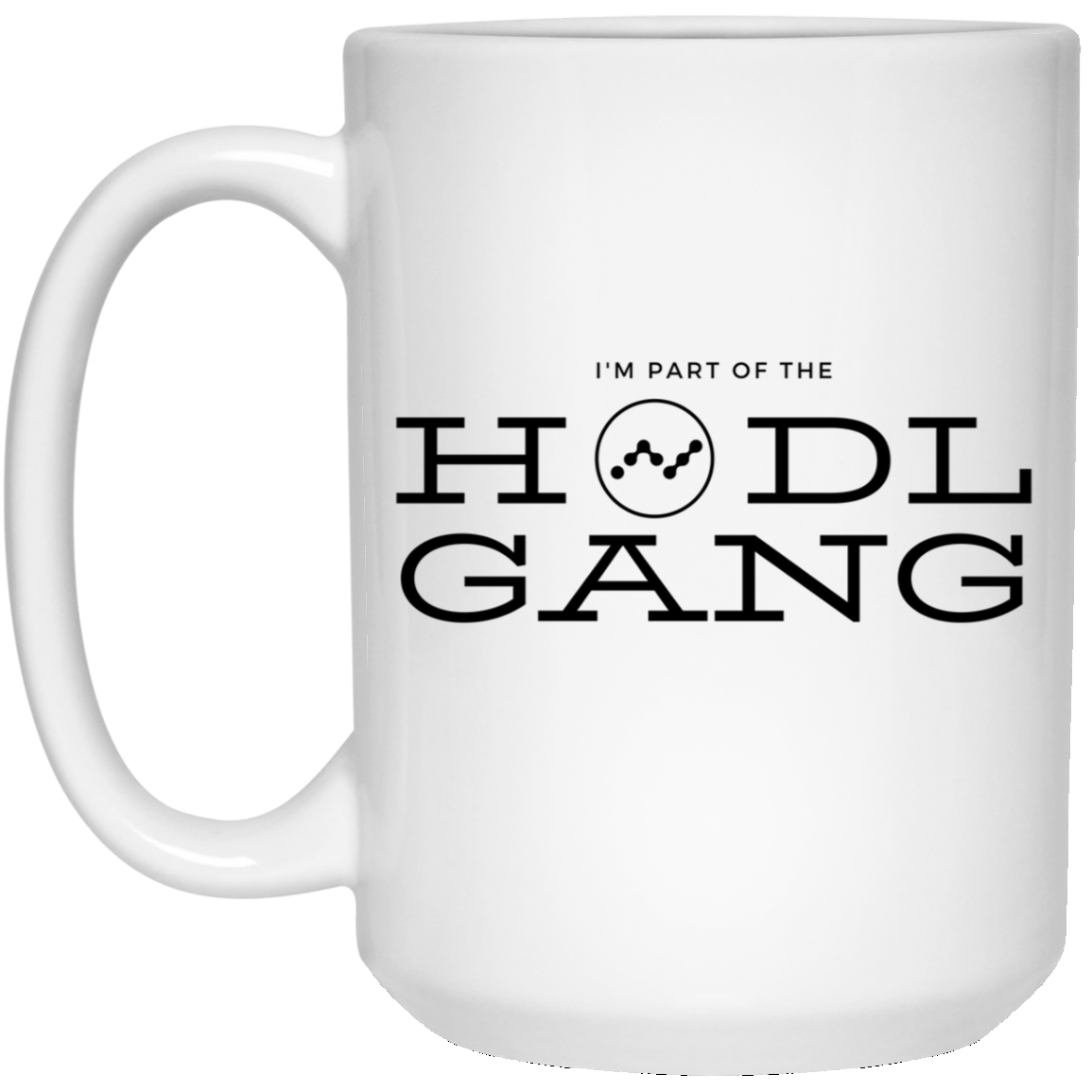 Hodl gang (Nano) - 15 oz. White Mug TCP1607 White / One Size Official Crypto  Merch