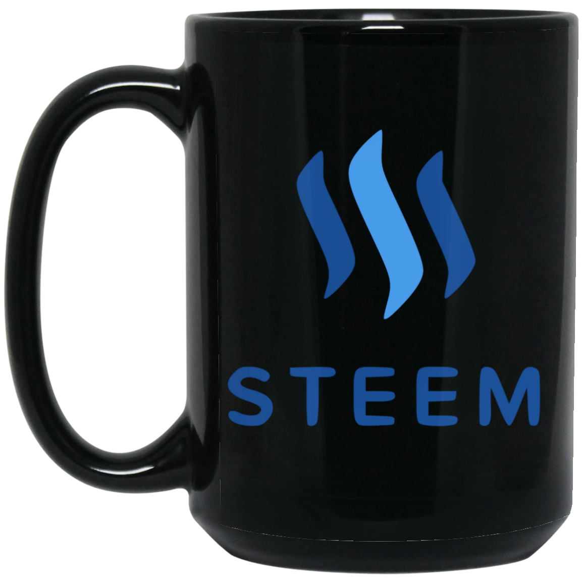 Steem - 15 oz. Black Mug TCP1607 Black / One Size Official Crypto  Merch
