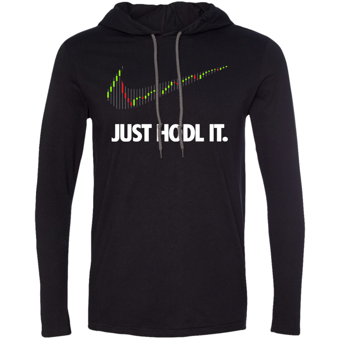 Just hodl it - Men's T-Shirt Hoodie TCP1607 Black/Dark Grey / S Official Crypto  Merch