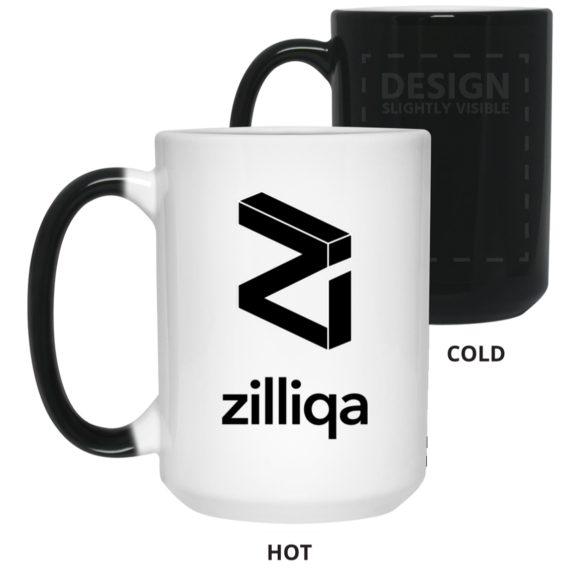 Zilliqa - 15 oz. Color Changing Mug TCP1607 White / One Size Official Crypto  Merch