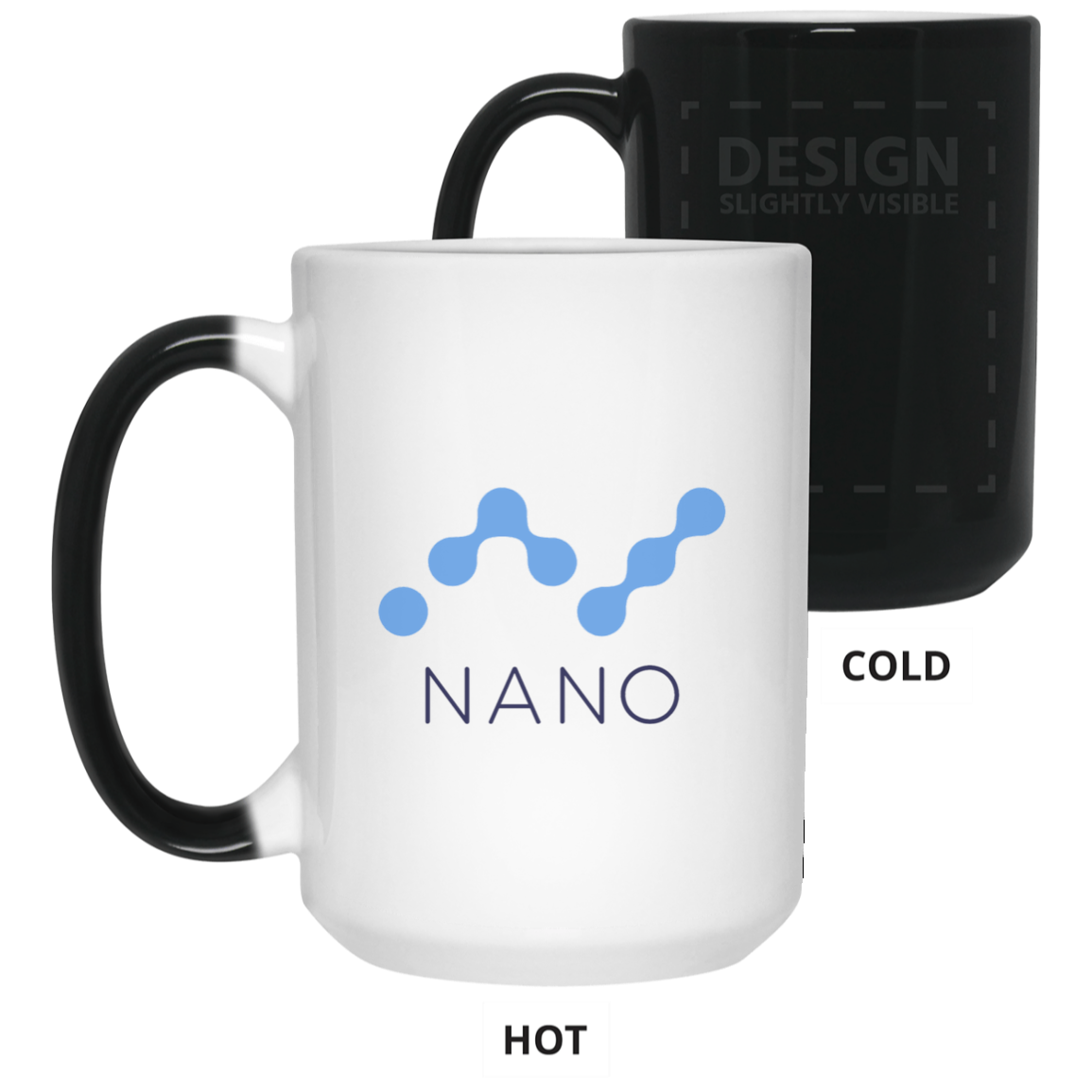 Nano - 15 oz. Color Changing Mug TCP1607 White / One Size Official Crypto  Merch