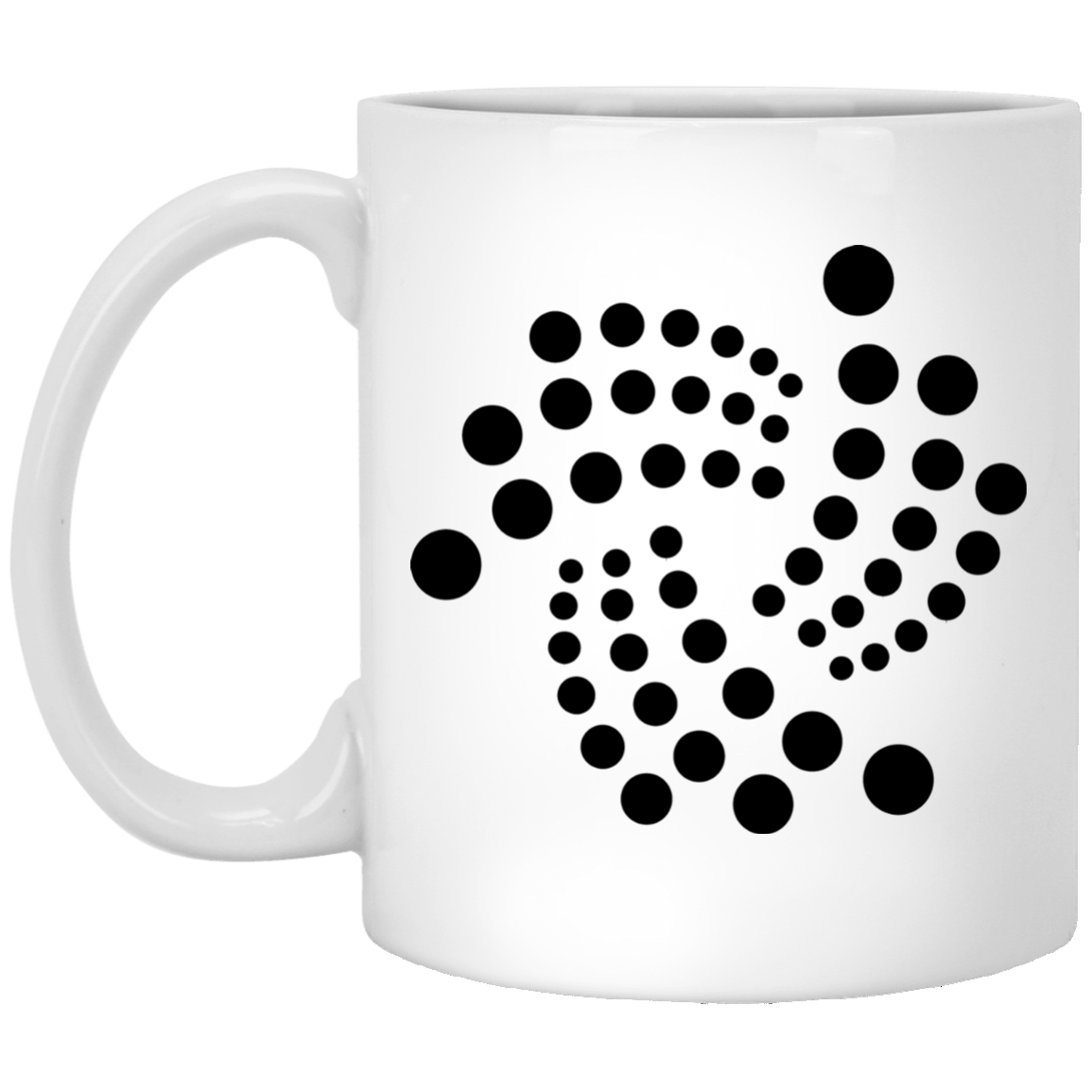 Iota floating design - 11oz. White Mug TCP1607 White / One Size Official Crypto  Merch