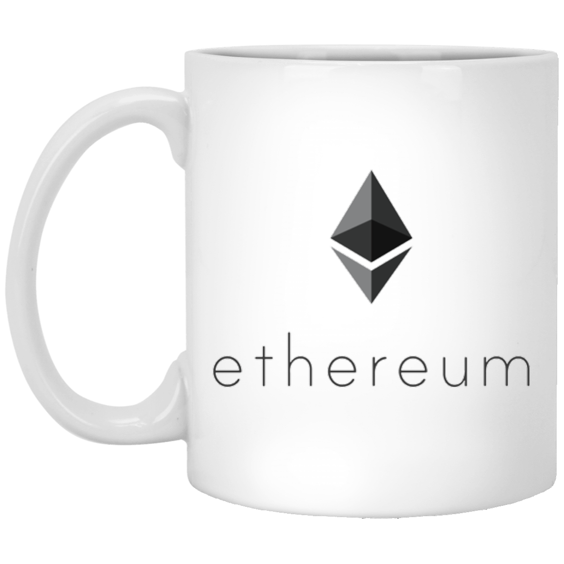 Ethereum logo - 11oz. White Mug TCP1607 White / One Size Official Crypto  Merch