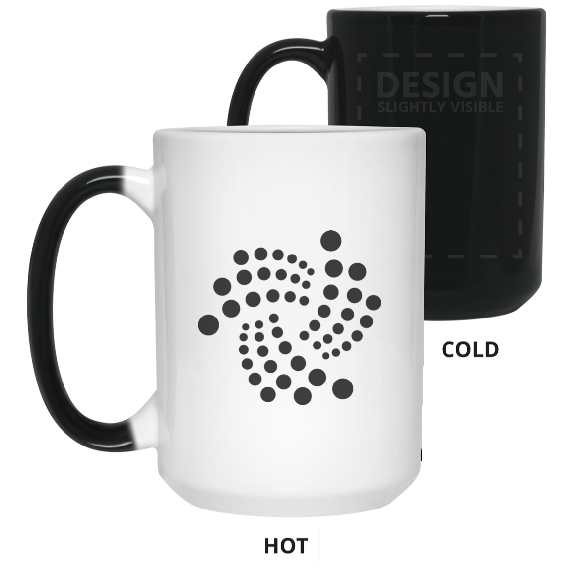 Iota floating design - 15oz. Color Changing Mug TCP1607 White / One Size Official Crypto  Merch