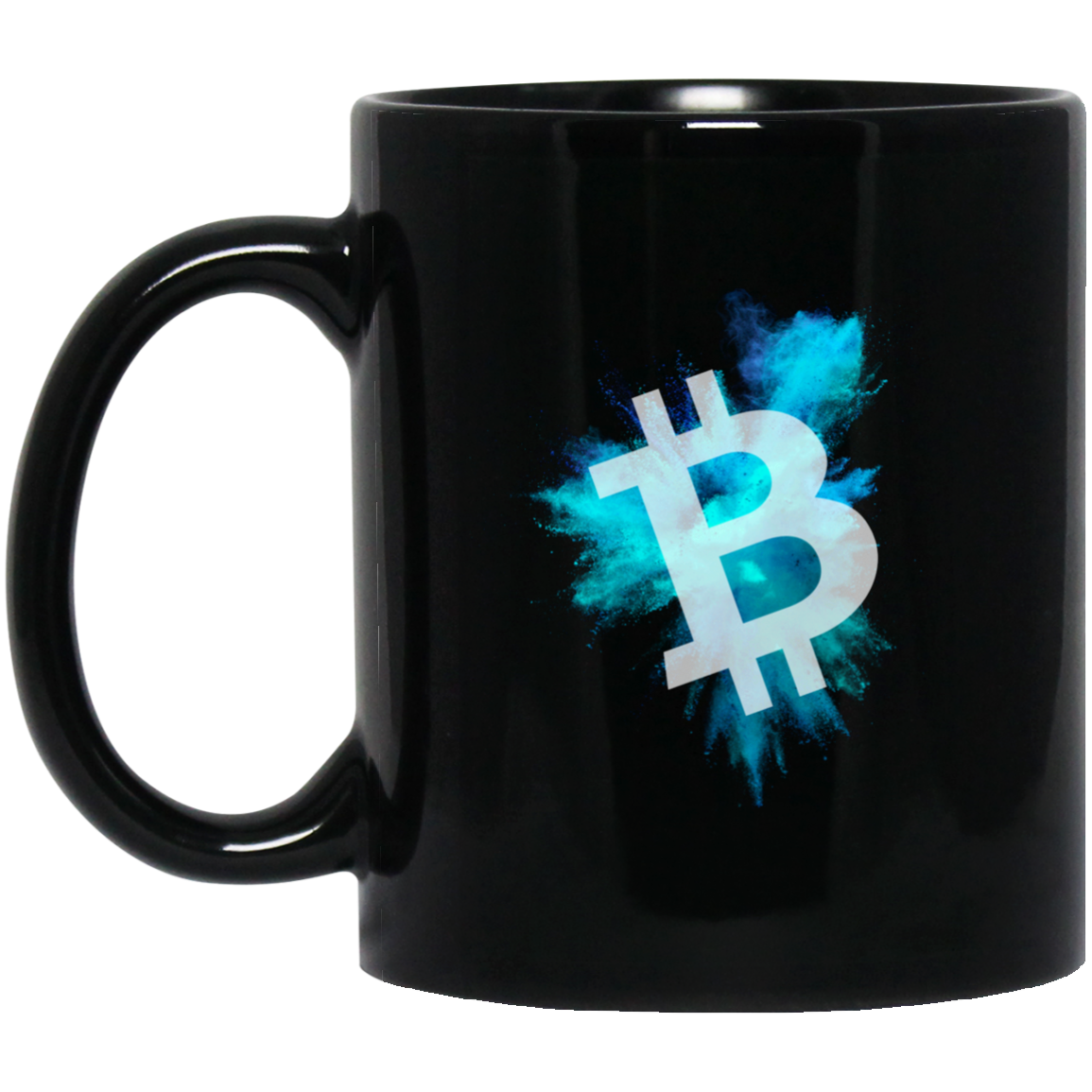Bitcoin color cloud - 11 oz. Black Mug TCP1607 Black / One Size Official Crypto  Merch