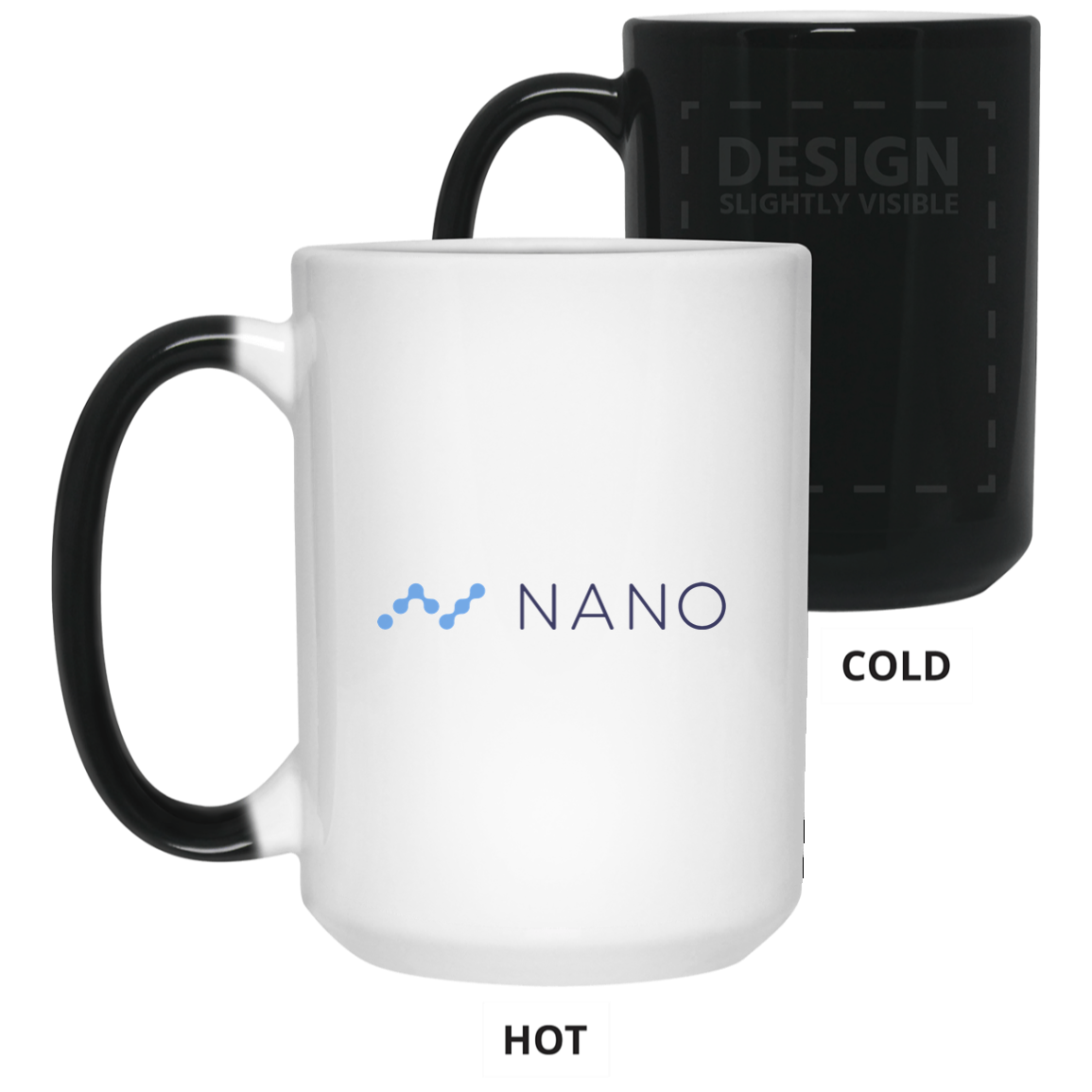 Nano - 15 oz. Color Changing Mug TCP1607 White / One Size Official Crypto  Merch