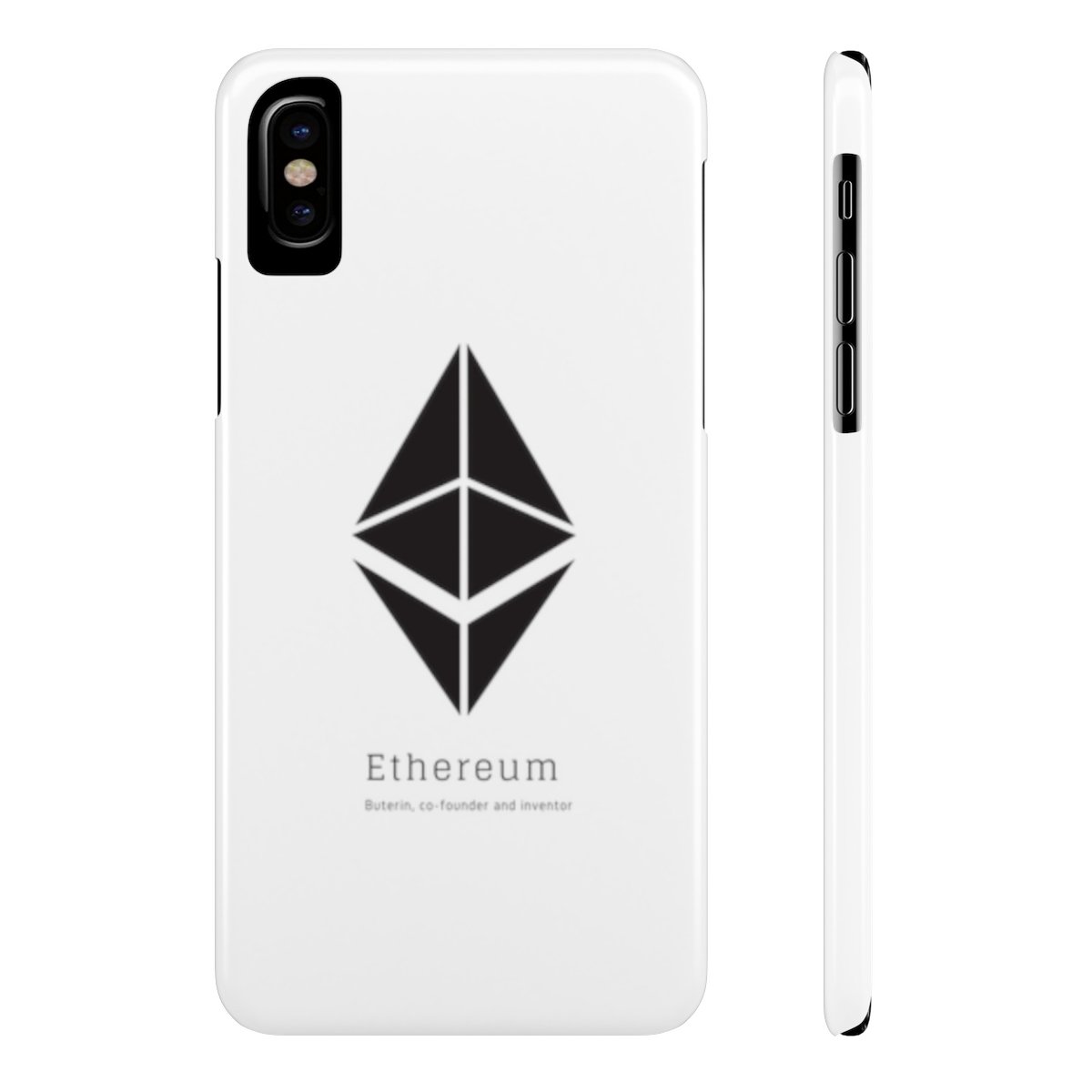 Buterin, co-founder amd inventor - Case Mate Slim Phone Cases TCP1607 iPhone X Slim Official Crypto  Merch