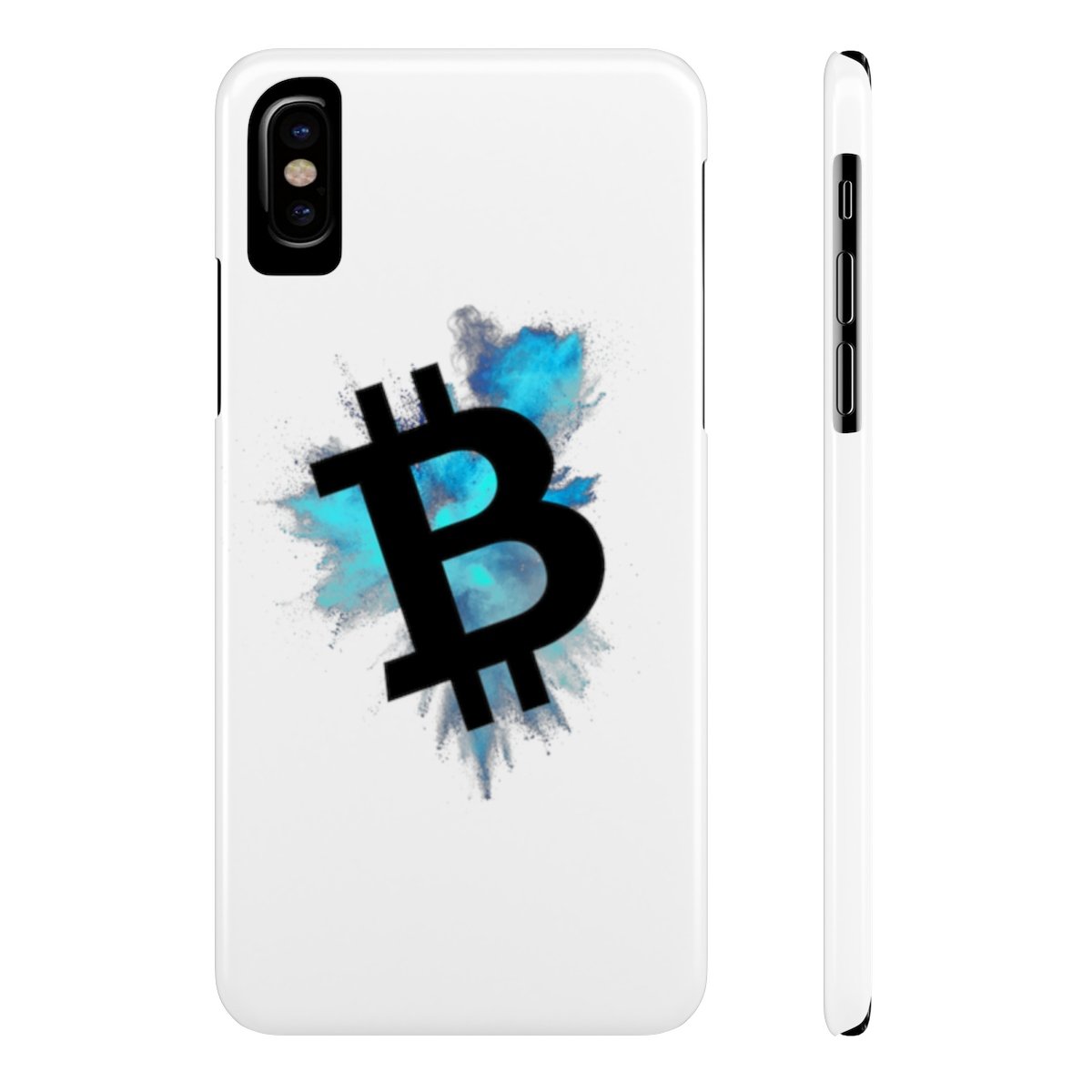 Bitcoin colour cloud - Case Mate Slim Phone Cases TCP1607 iPhone X Slim Official Crypto  Merch