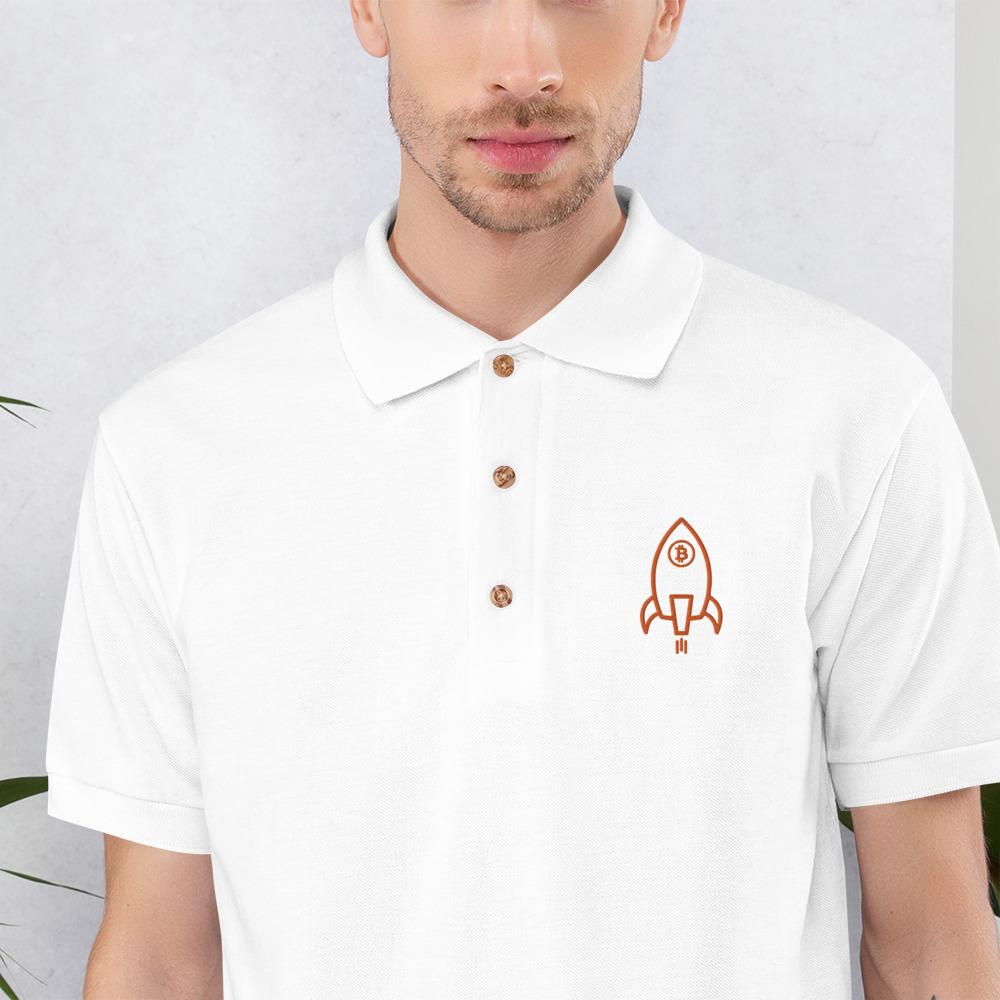 Embroidered Polo Shirt TCP1607 S Official Crypto  Merch