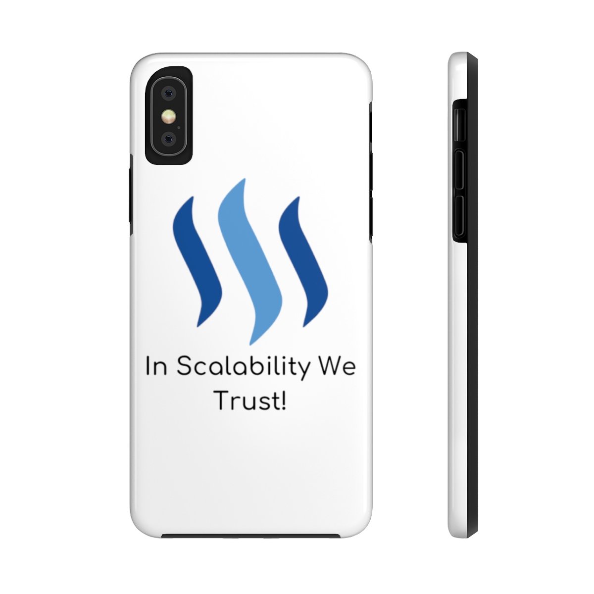 Steem in scalability we trust -  Phone Cases TCP1607 iPhone XS Official Crypto  Merch