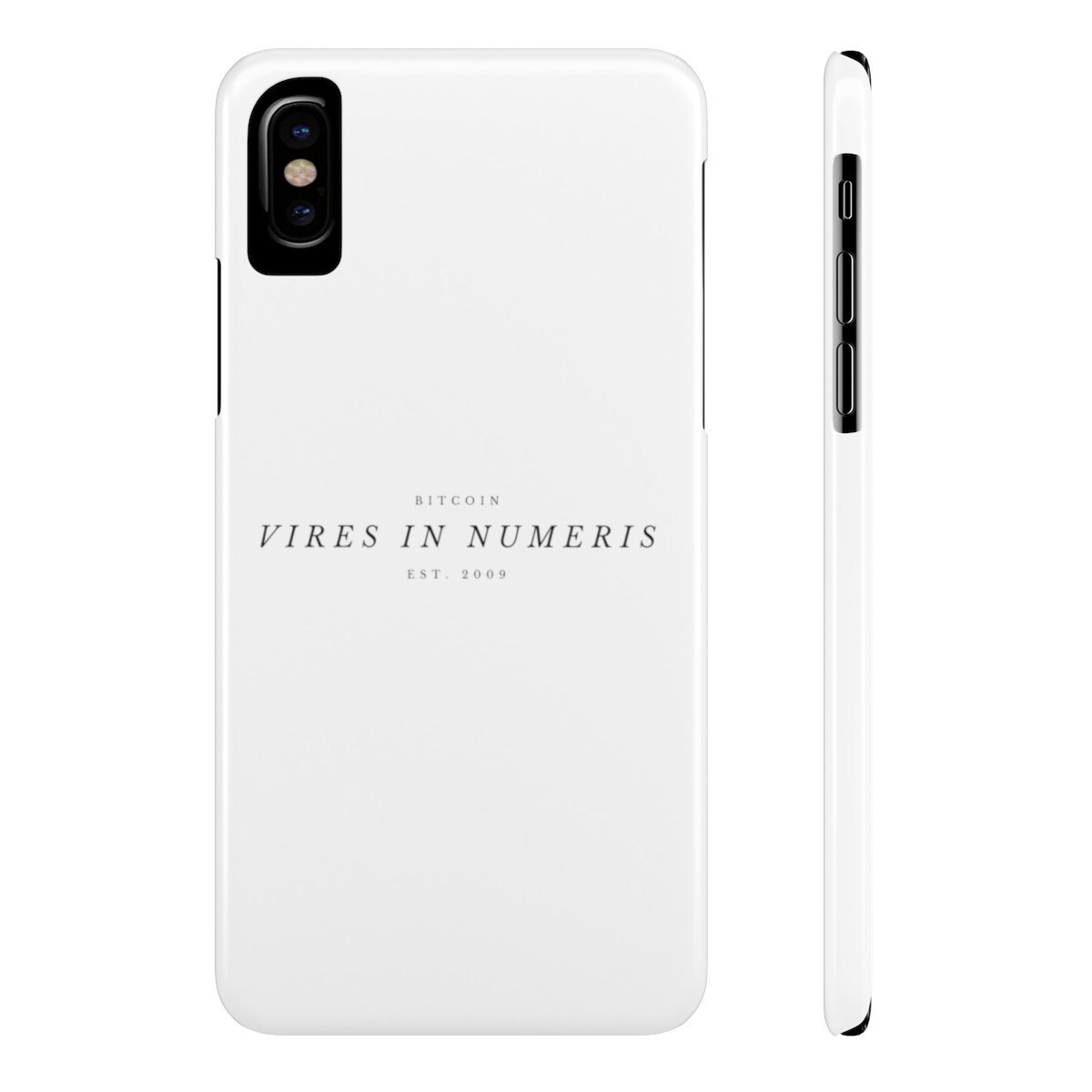 Vires in number - Case Mate Slim Phone Case TCP1607 iPhone X Slim Official Crypto Merch