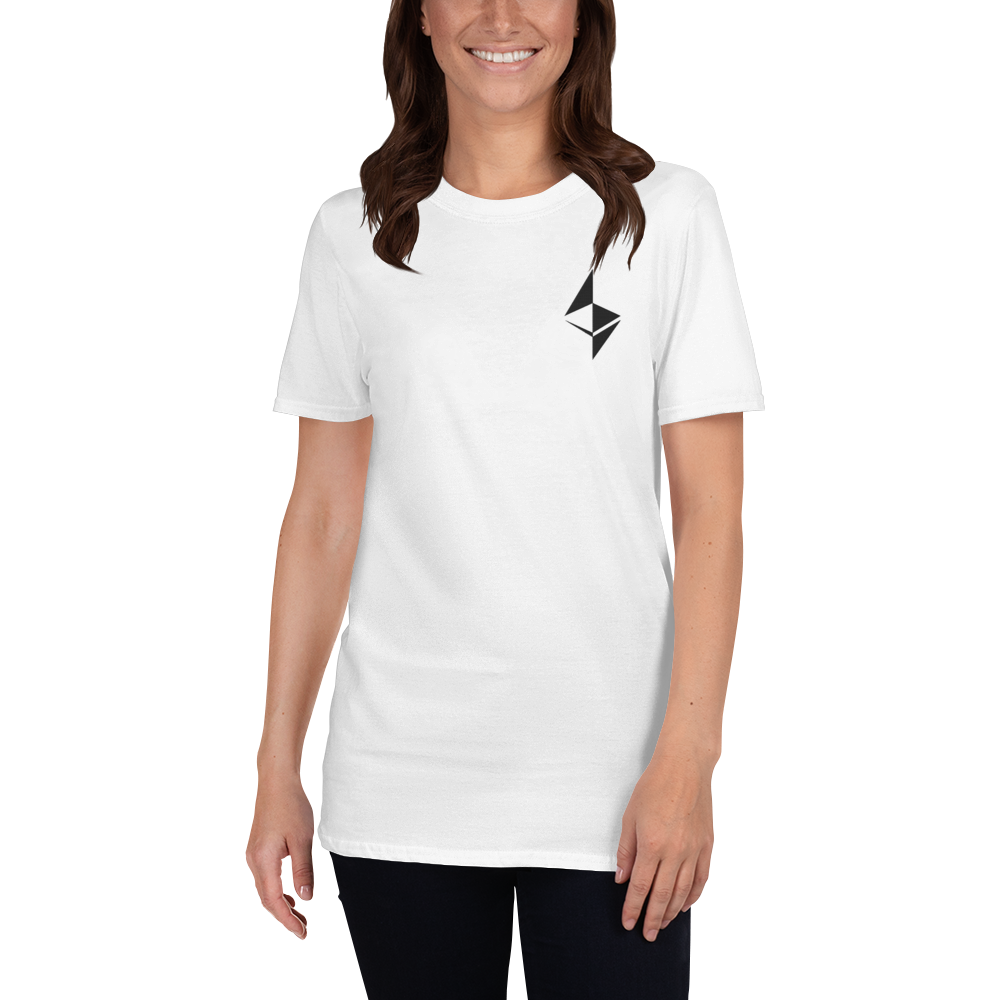 Ethereum surface design - Women's Embroidered T-Shirt TCP1607 White / S Official Crypto  Merch