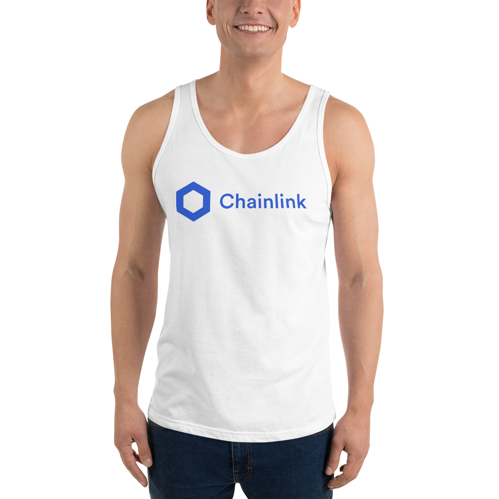 Chainlink Tank Top TCP1607 Black / S Official Crypto  Merch