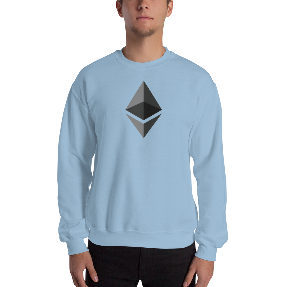Ethereum logo - Men’s Crewneck Sweatshirt TCP1607 White / S Official Crypto  Merch