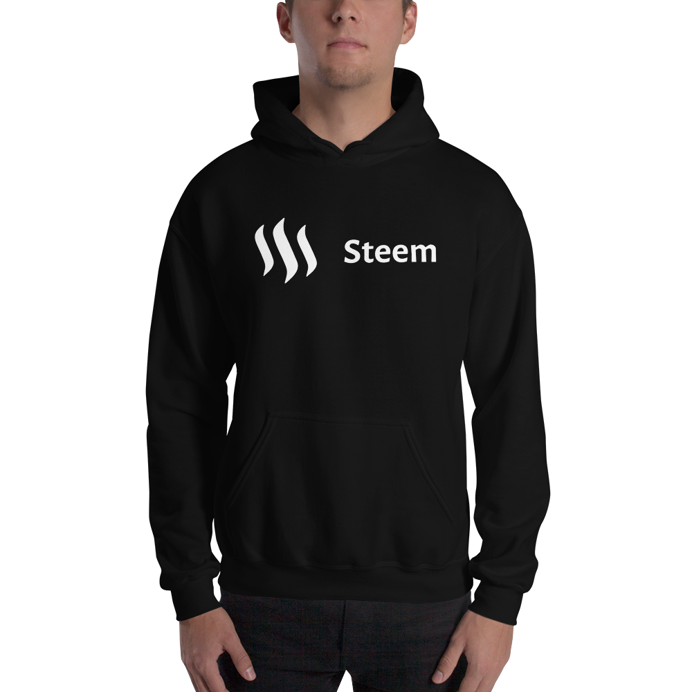 Steem – Men’s Hoodie TCP1607 Black / S Official Crypto  Merch