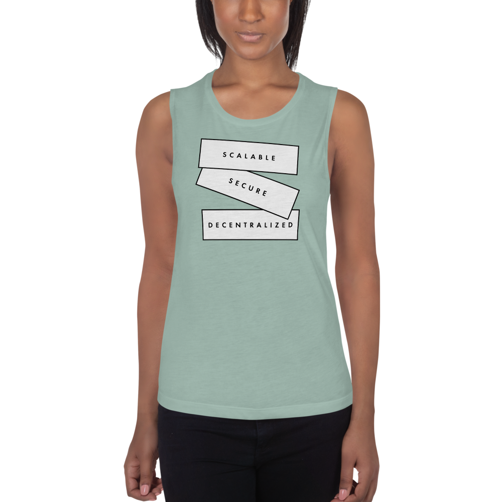 Scalable, secure, decentralized (Zilliqa) – Women’s Sports Tank TCP1607 Black Heather / S Official Crypto  Merch