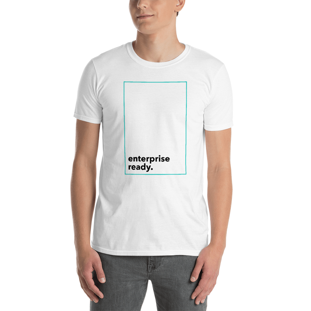 Enterprise Ready (Zilliqa)- Men's T-Shirt TCP1607 White / S Official Crypto  Merch
