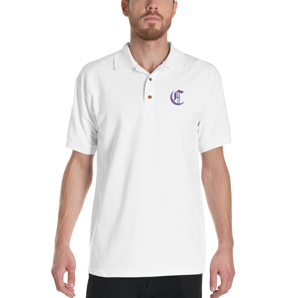 The Cryptonomist Embroidered Polo TCP1607 White / S Official Crypto  Merch