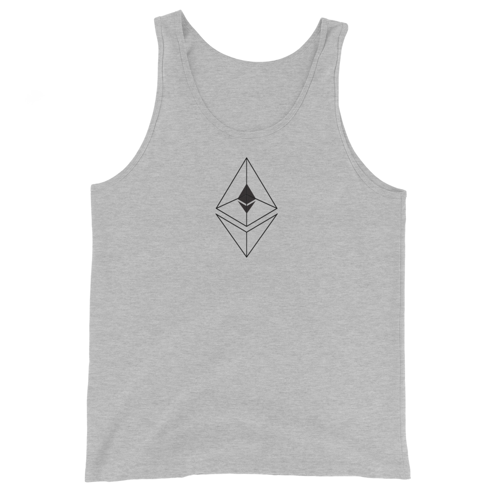 Ethereum line design - Men's Tank Top TCP1607 Oatmeal Triblend / S Official Crypto  Merch