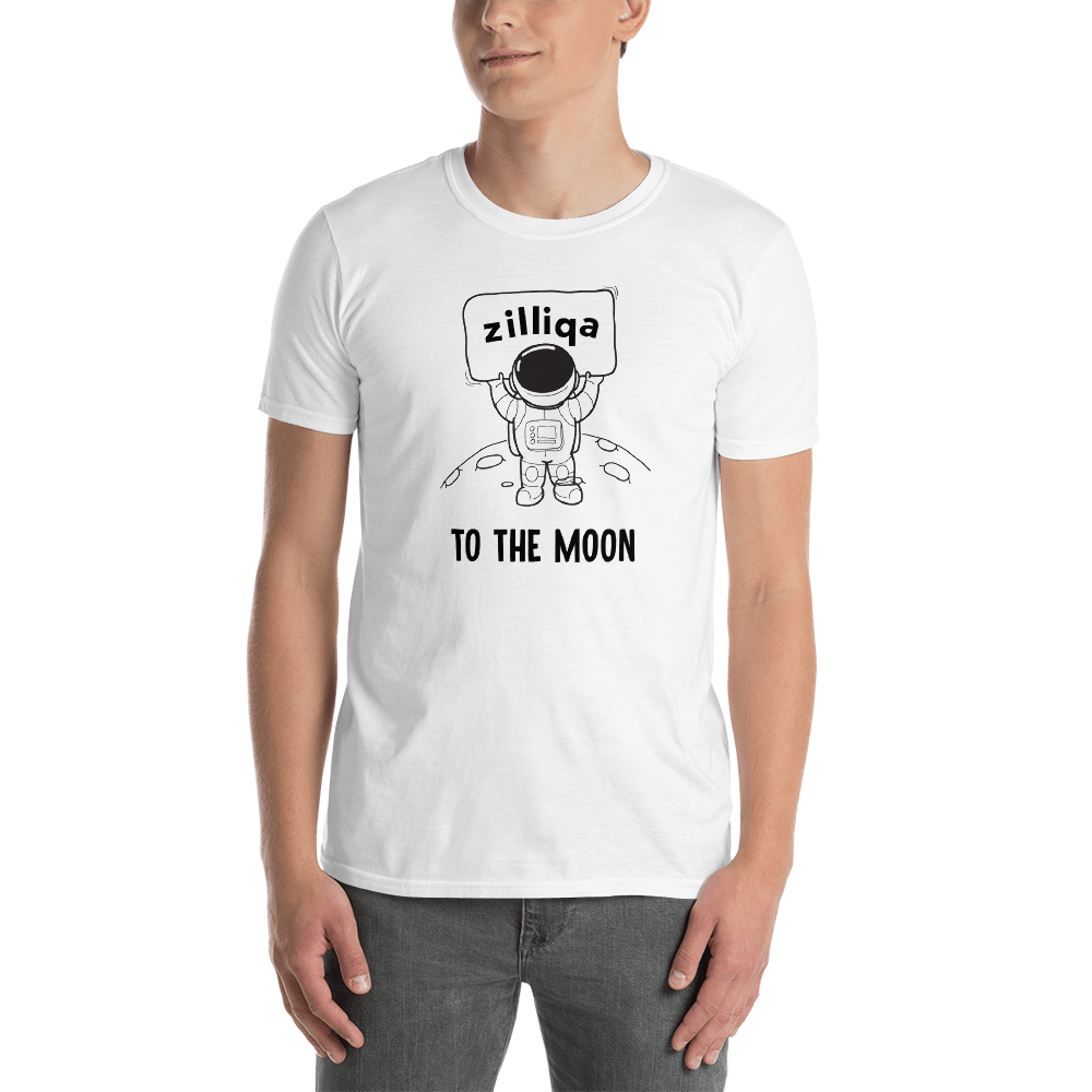 Zilliqa to the moon - Men's T-Shirt TCP1607 White / S Official Crypto  Merch
