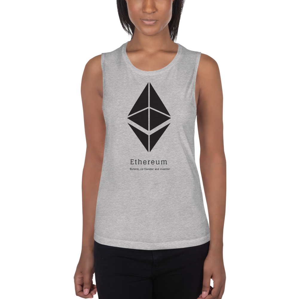 Buterin, co-founder and inventor – Women’s Sports Tank TCP1607 White / S Official Crypto  Merch