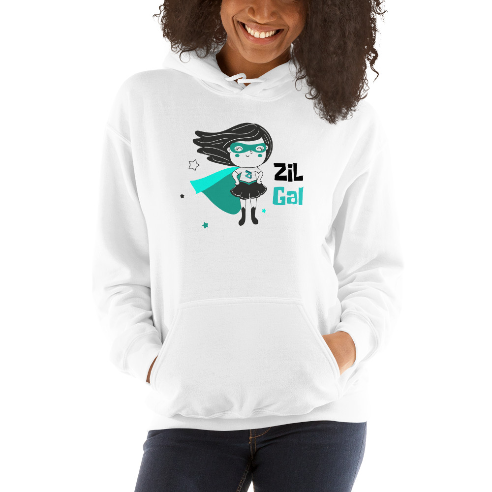 ZIL gal – Women's Hoodie TCP1607 White / S Official Crypto  Merch