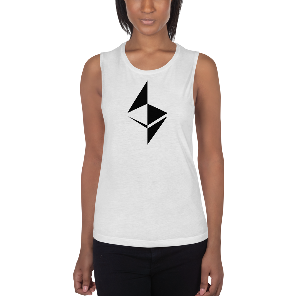 Ethereum surface design – Women’s Sports Tank TCP1607 White / S Official Crypto  Merch